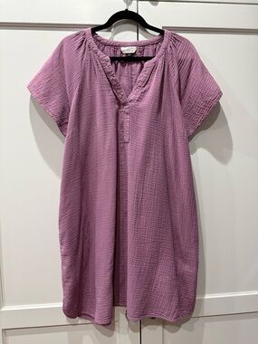 Universal Thread Flutter Cap Gauze Dress